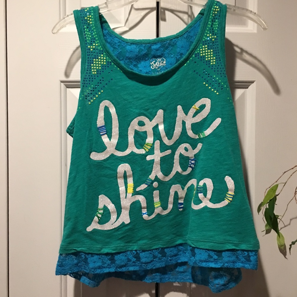 Justice tank top